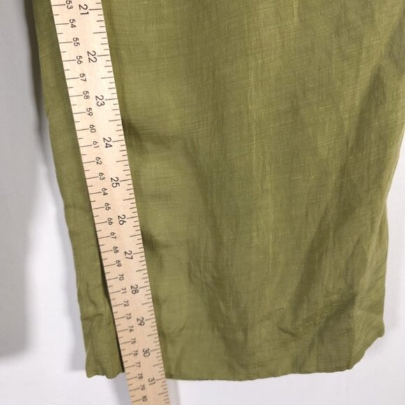 LAFAYETTE 148 LINEN CUPRO Straight Pants Silky Smooth Lightweight Size 6 - Picture 7 of 9